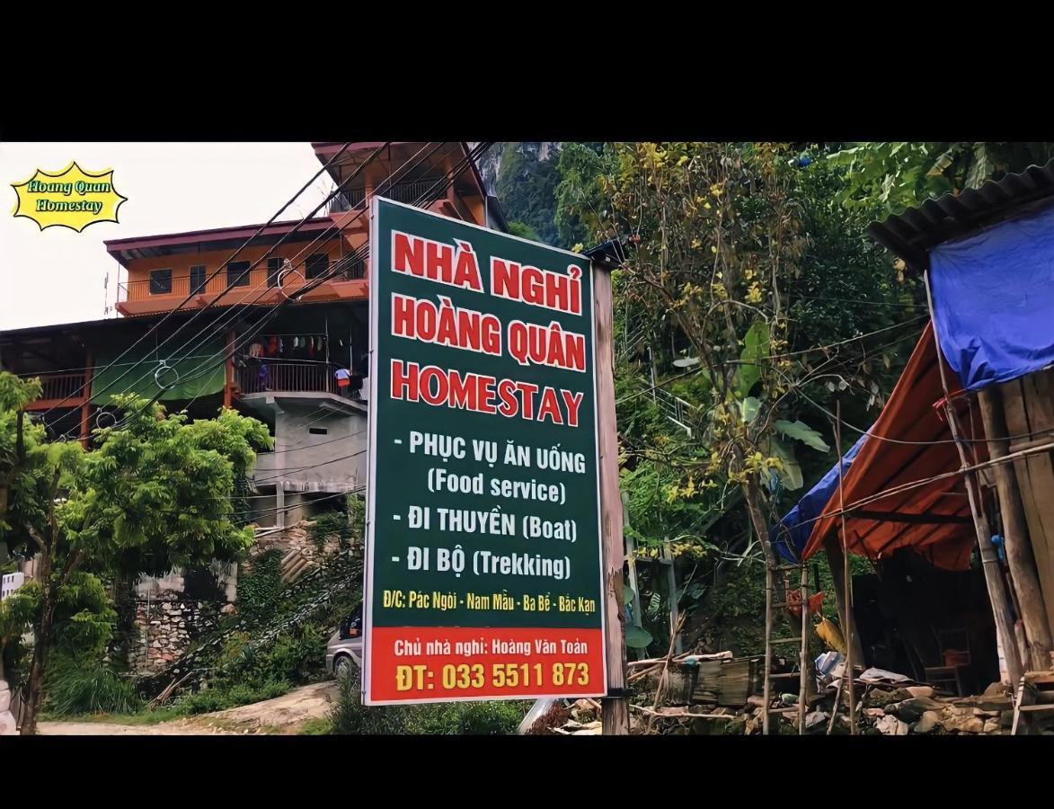 Hoàng Quân Homestay Ba Be Exterior foto